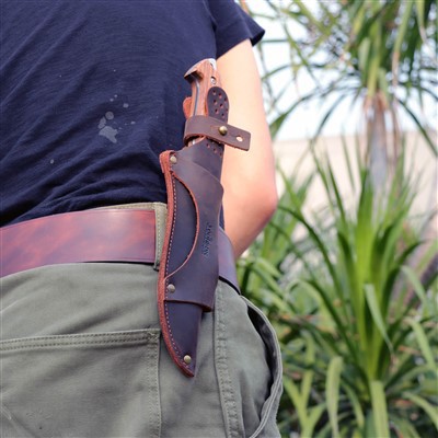 long knife carry case leather sheath (10)