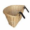 Vintage Removable Wicker Bicycle Basket