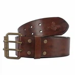 Crios Leathar TURBON Deluxe Cowhide le haghaidh Uirlis Ceardlainne DIY Pouch Western Cowboy Mens Strap