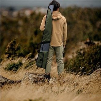 Mála gunna gráin infhillte 54 orlach ag iompar cás gan stuáil